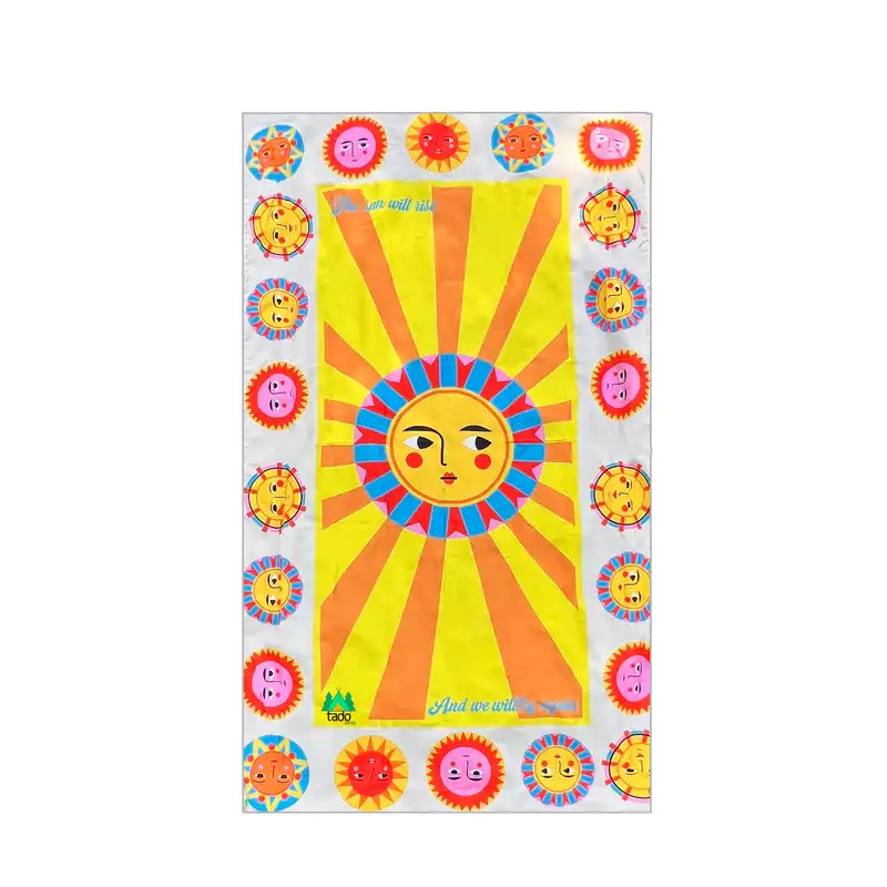 زیر انداز سفری تادو طرح خورشید مدل ZR09