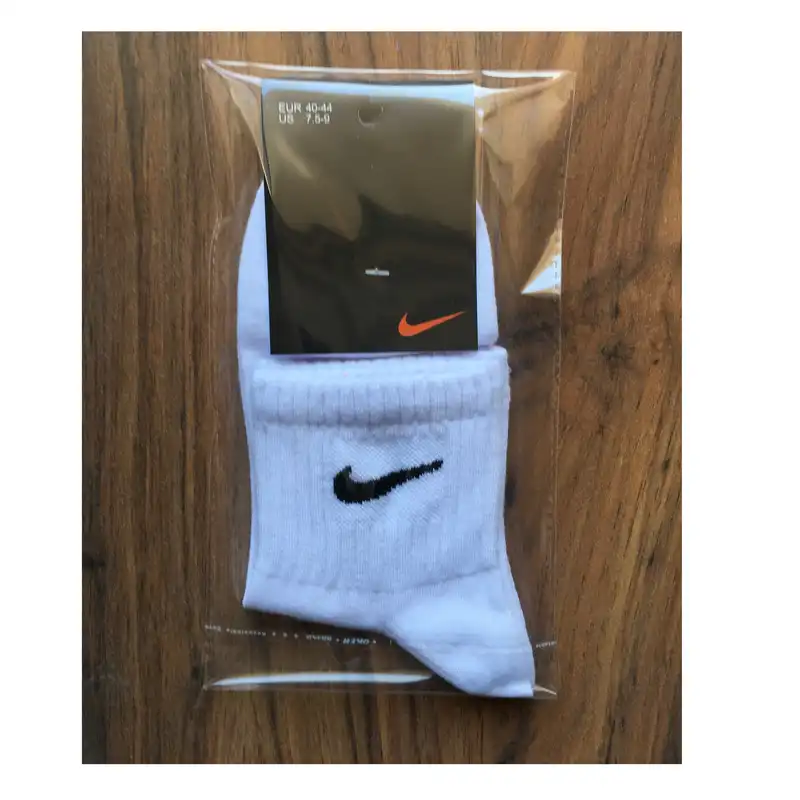 جوراب ورزشی مردانه مدل ساق کوتاه کد NIK-WH1 رنگ سفید