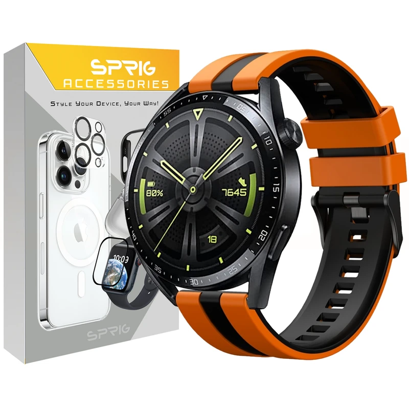 بند اسپریگ مدل Ferrer TW مناسب برای ساعت هوشمند هپی تاچ K59 Pro / K56 Pro Ultra