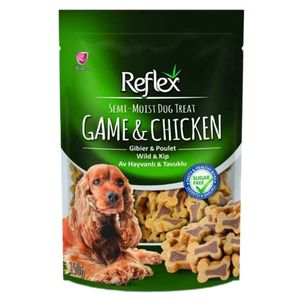 غذای تشویقی سگ رفلکس مدل Game & Chicken وزن 150 گرم