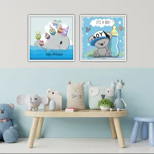 استیکر و تابلو کودک و نوزاد مدل N-105 مجموعه 2 عددی