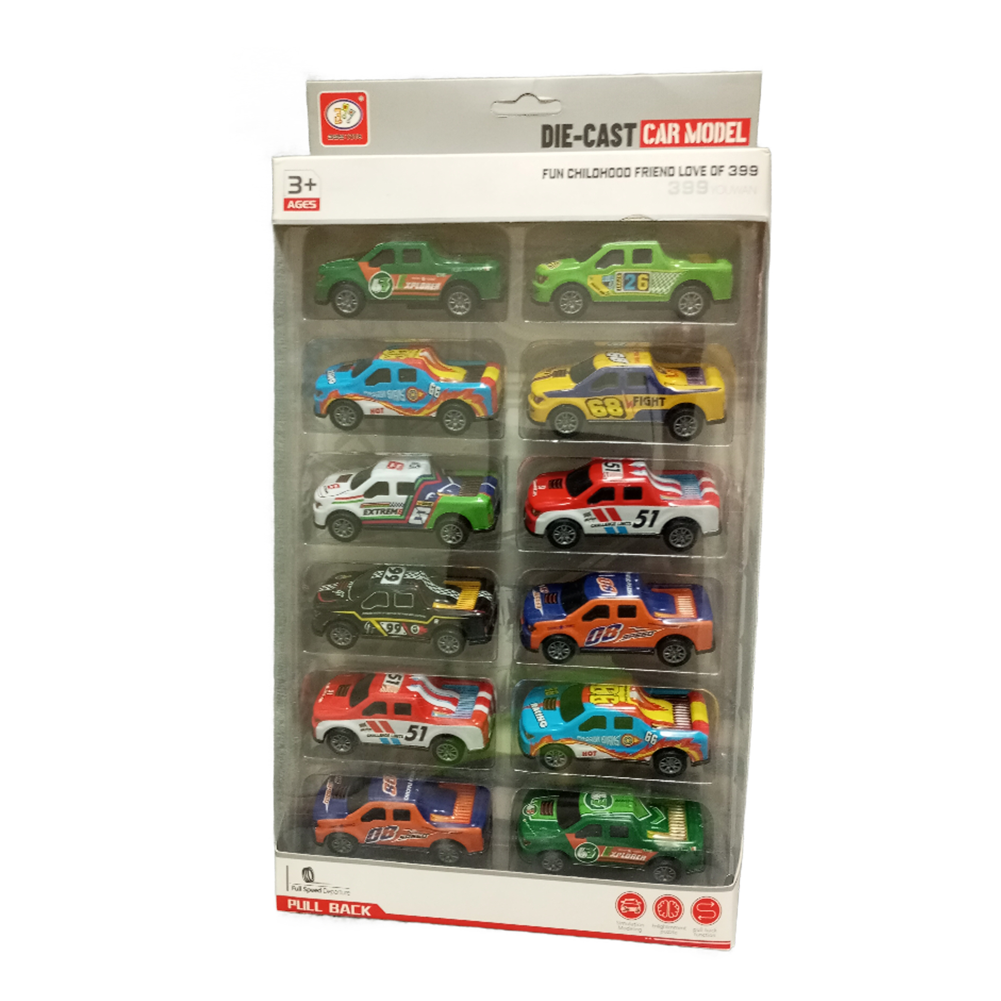 ست ماشین بازی 12 تکه کد 223