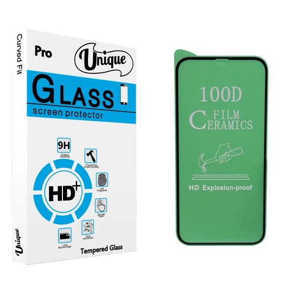 محافظ صفحه نمایش سرامیکی يونيک مدل +Clear مناسب برای گوشی موبایل اپل iPhone 11 Pro Max