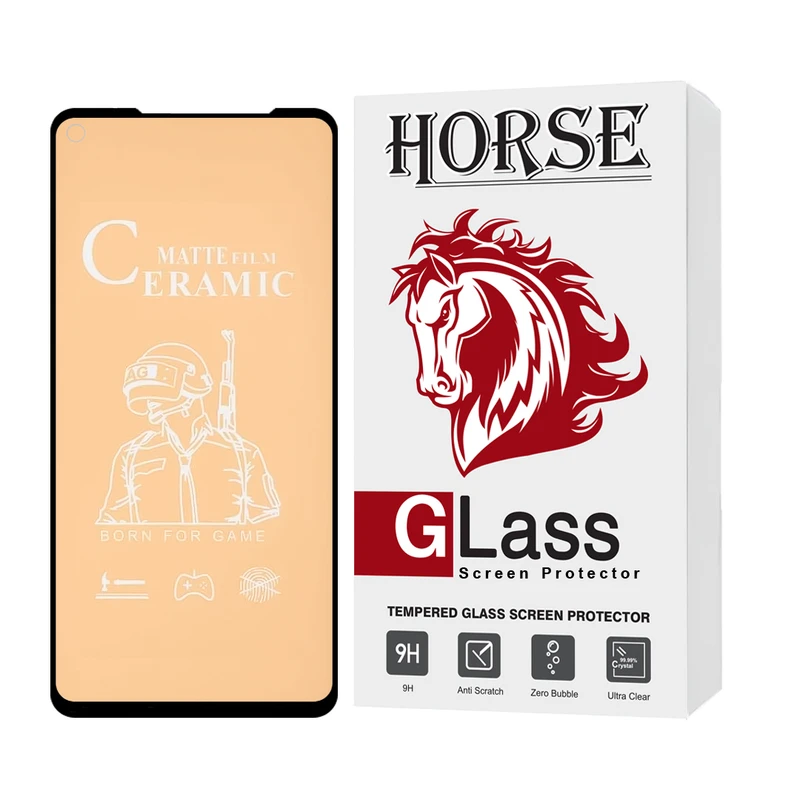محافظ صفحه نمایش سرامیکی مات هورس مدل CERMAH مناسب برای گوشی موبایل سامسونگ Galaxy A11 / M11 / شیائومی Redmi Note 9 / Redmi Note 9T