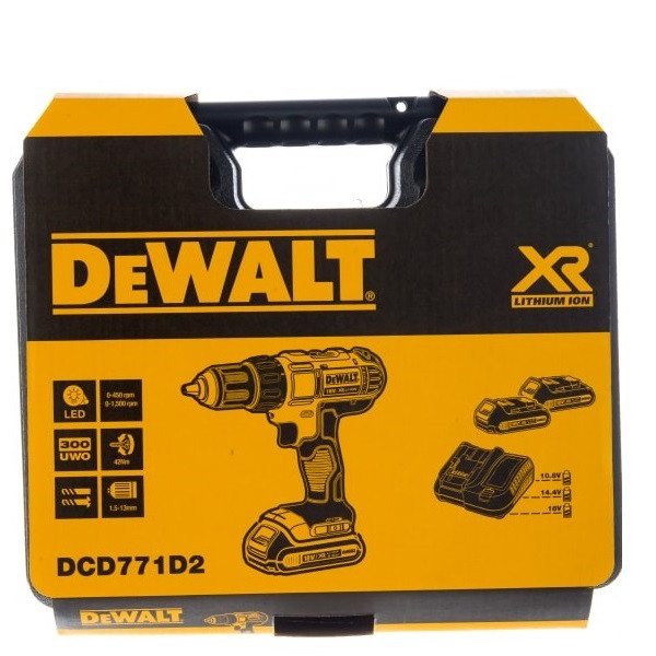 دریل پیچ گوشتی شارژی دیوالت مدل DCD771D2