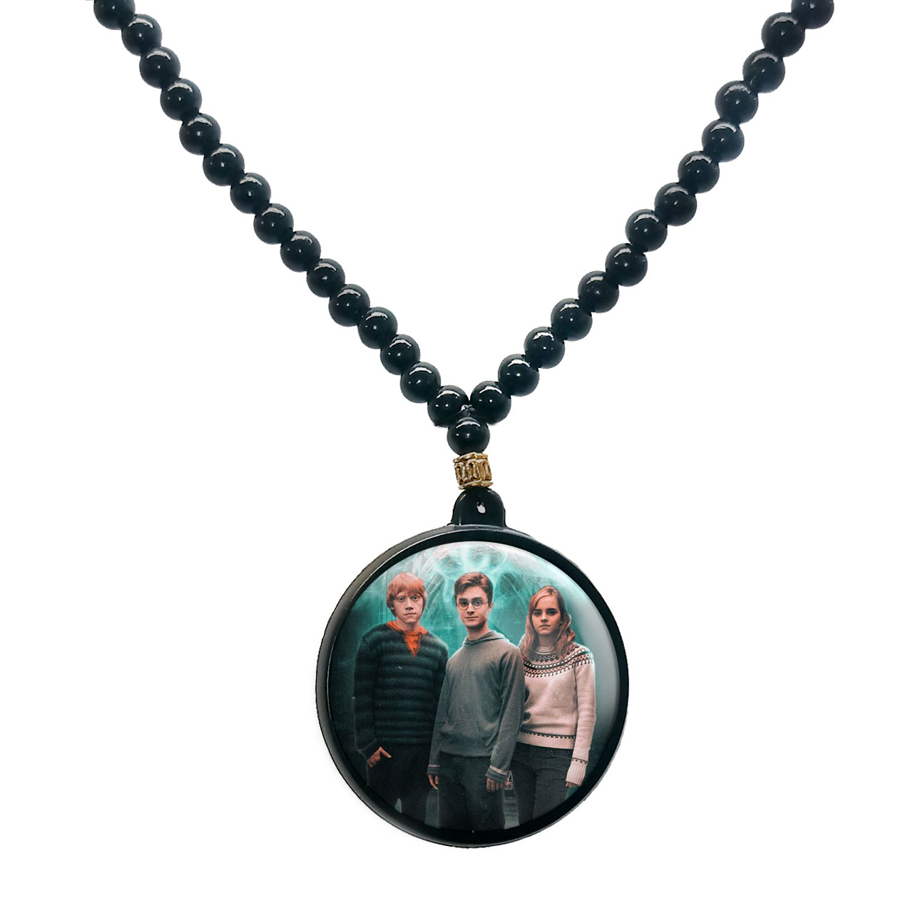 گردنبند پرمانه طرح Harry Potter کد pmd.23982 مدل دو طرفه
