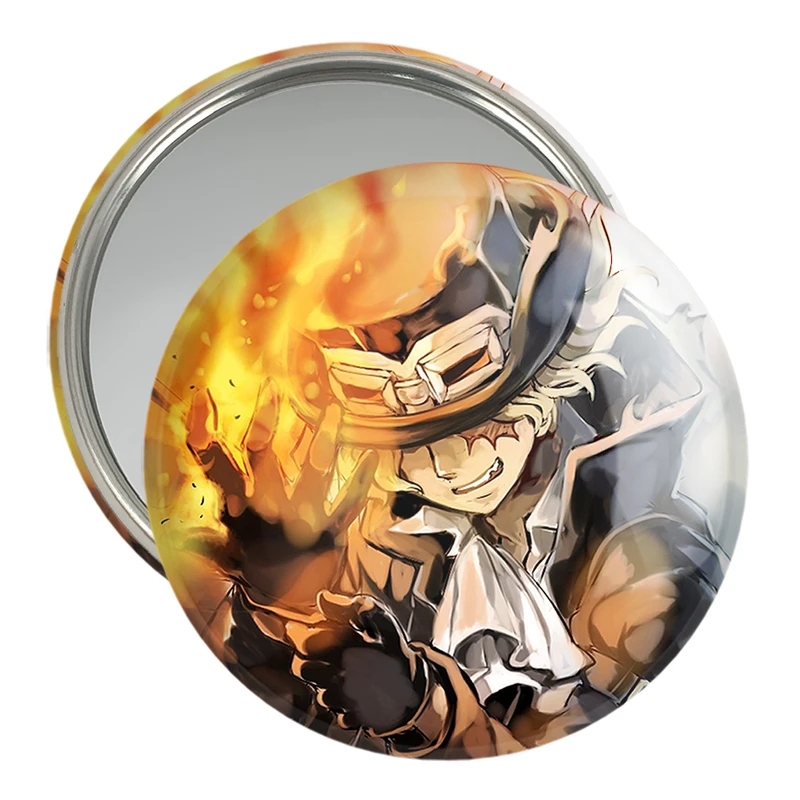 آینه جیبی خندالو مدل سابو انیمه وان پیس One Piece  کد 17233