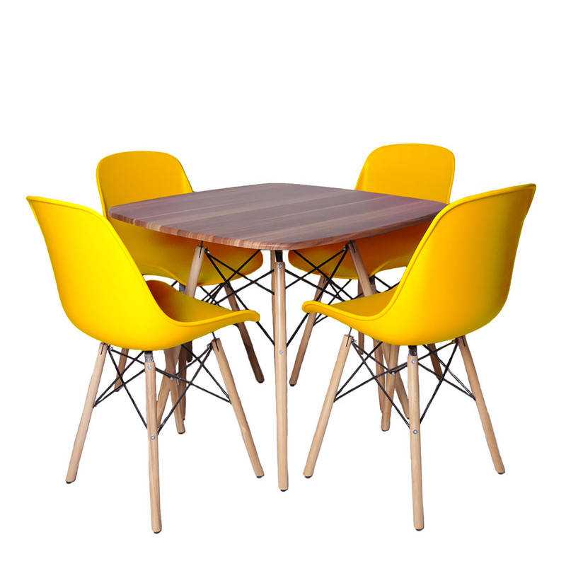 میز و صندلی ناهارخوری چهارنفره مدل مایا gm09