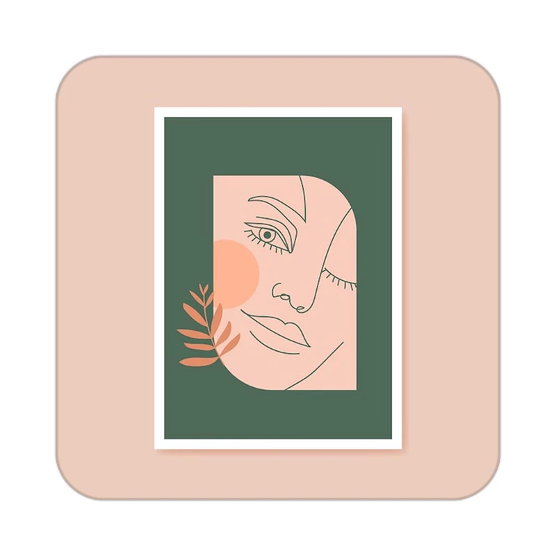 زیر لیوانی کاکتی طرح عاشقانه مدل mp37976