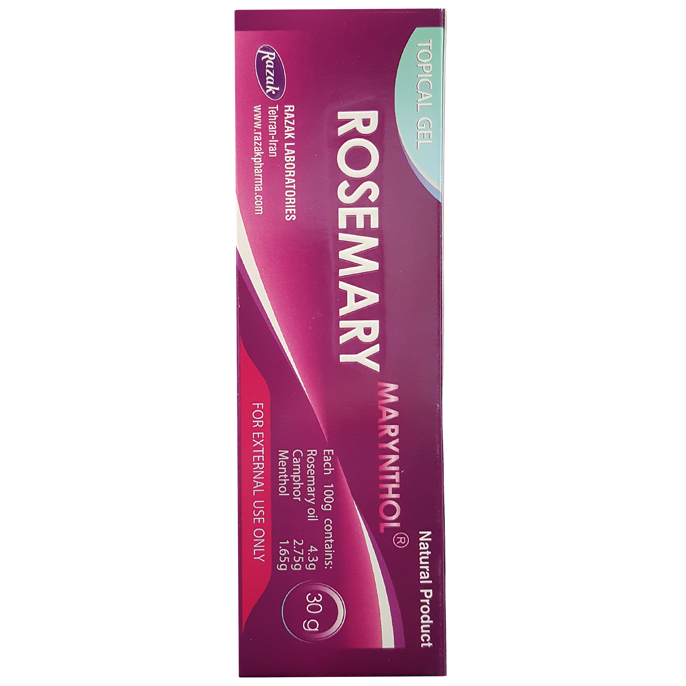ژل رزماری مارینتول رازک - 30 گرم