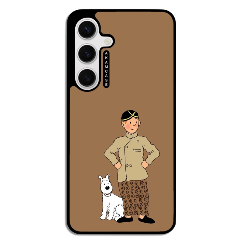 کاور آکام مدل AMC-WSGS24-TINTIN-23 مناسب برای گوشی موبایل سامسونگ Galaxy S24