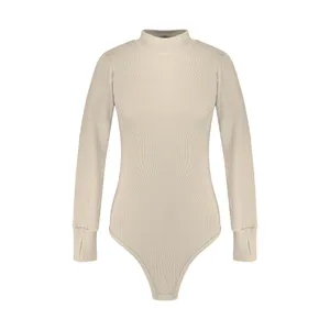 بادی آستین بلند زنانه مدل فینگری کد 3728