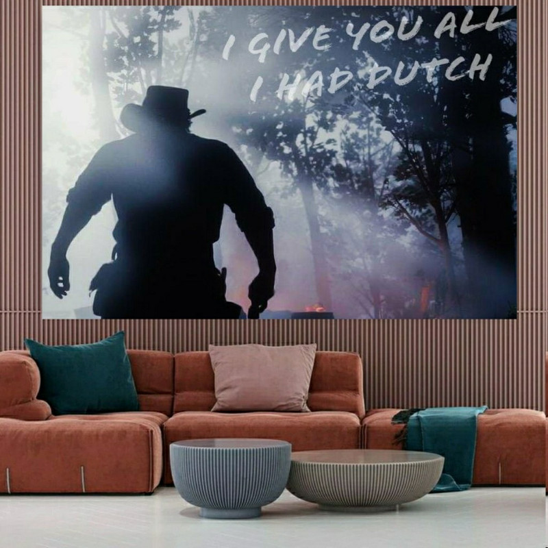 تابلو بوم طرح گیم ردد Red dead redemption 2 مدل SDB6973