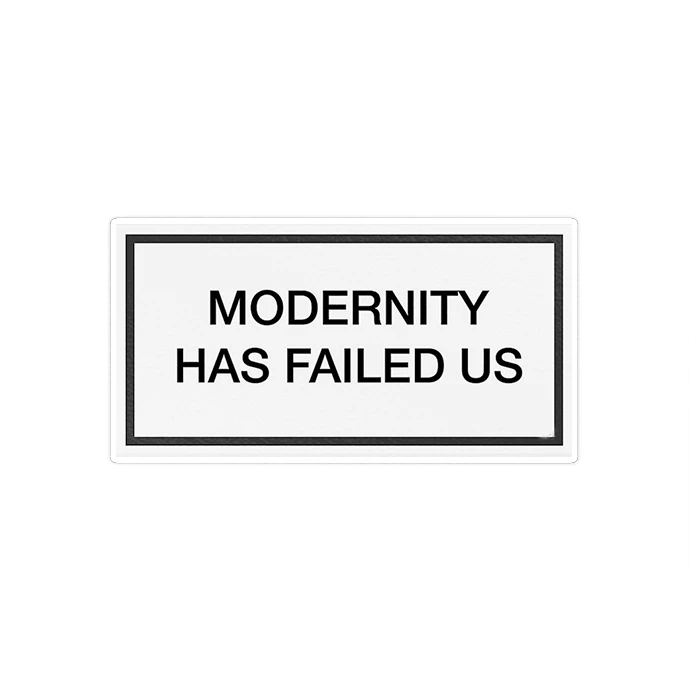 استیکر لپ تاپ ماسا دیزاین طرح MODERNITY مدل STKA00490