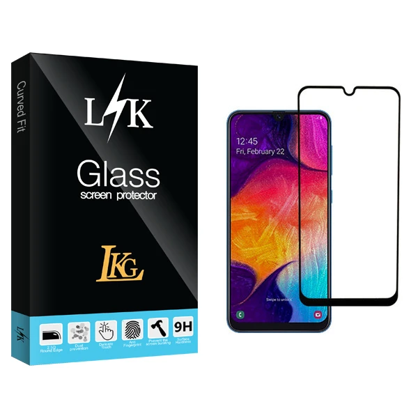 محافظ صفحه نمایش ال کا جی مدل LK Glass مناسب برای گوشی موبایل سامسونگ Galalxy A20/A30/A50