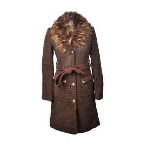 پالتو زنانه مدل طرح دار کد 504