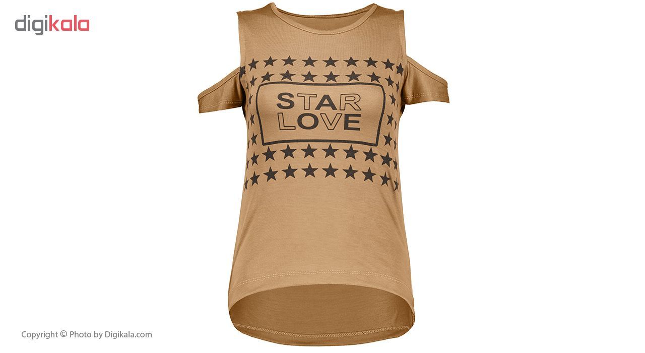 ست تی شرت و شلوار ورزشی زنانه مدل Star-ِD-BR - - 11
