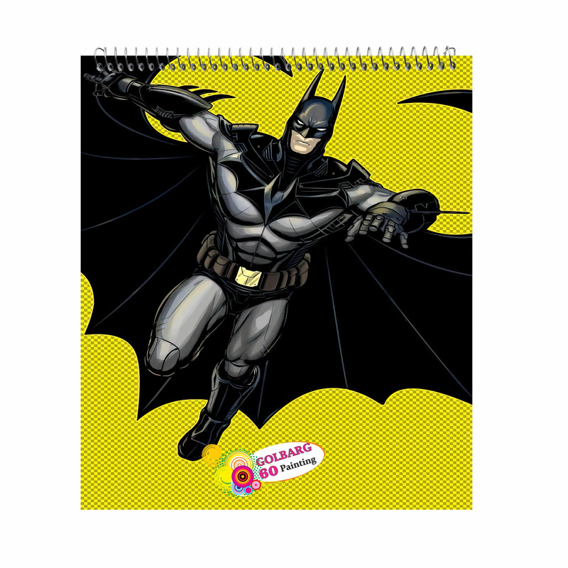 دفتر نقاشی 60 برگ گلبرگ طرح بتمن کد  601315