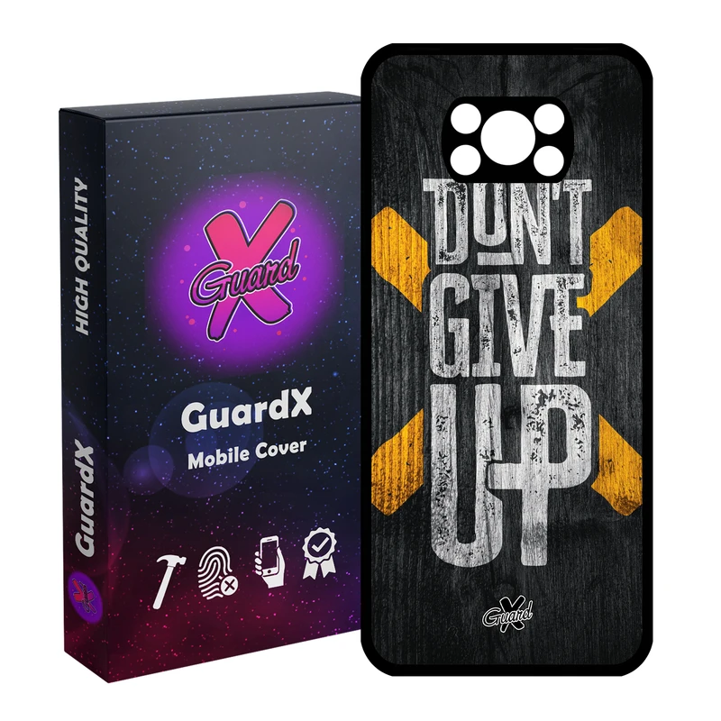 کاور گارد ایکس طرح Text مدل Glass10162 مناسب برای گوشی موبایل شیائومی Poco X3 Pro