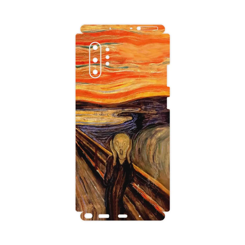 برچسب پوششی ماهوت مدل The Scream of Munch-FullSkin مناسب برای گوشی موبایل سامسونگ Galaxy Note 10 Plus