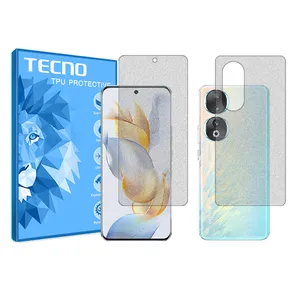 Tecno Resistant model Matte screen protector suitable for the Honor 90 mobile phone along with the back of the phone