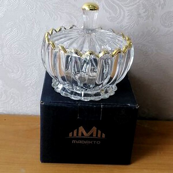 قندان مدل جنوا لب طلا