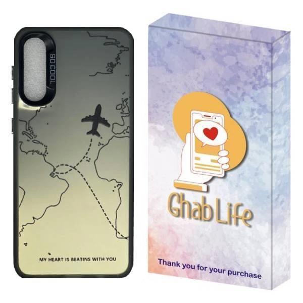 کاور قاب لایف مدل سوکول طرح هواپیما مناسب برای گوشی موبایل سامسونگ Galaxy A50/Galaxy A50s/Galaxy A30s