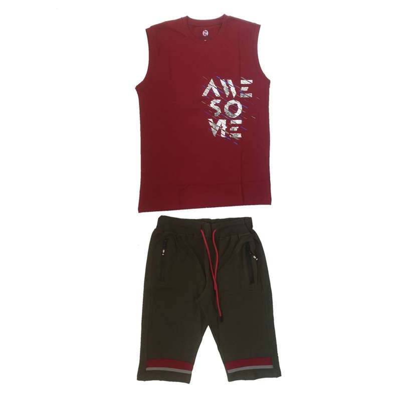 ست تاپ و شلوارک مردانه مدل 3008 sevix