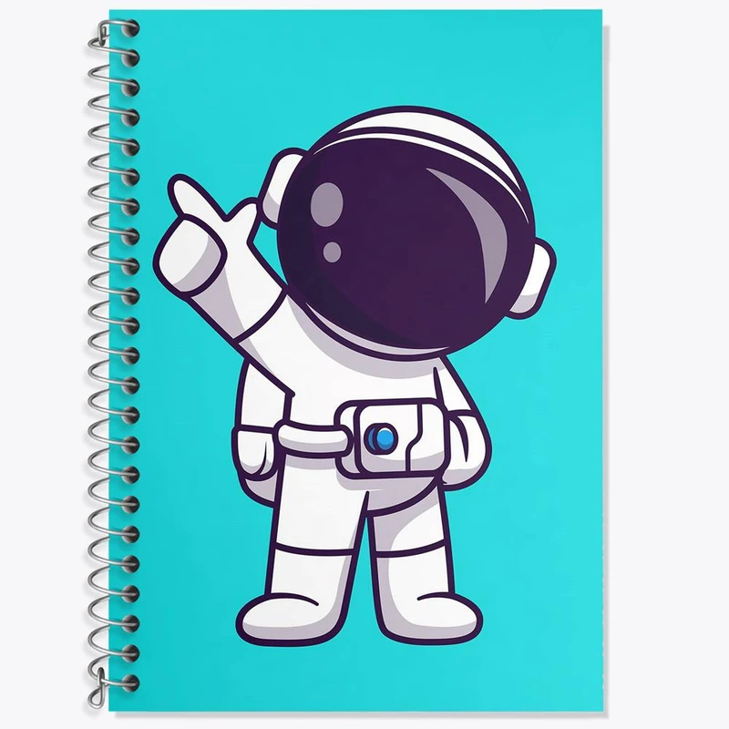 دفتر لغت 50 برگ خندالو مدل فضانورد کد 25122