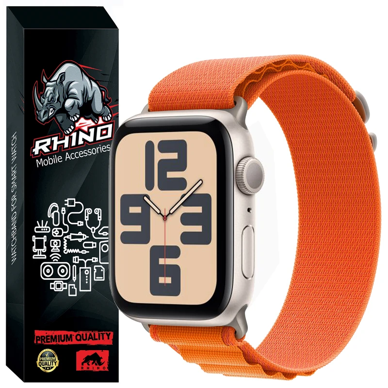 بند راینو مدل Alpine مناسب برای اپل واچ سری SE 2023 44 میلی متری