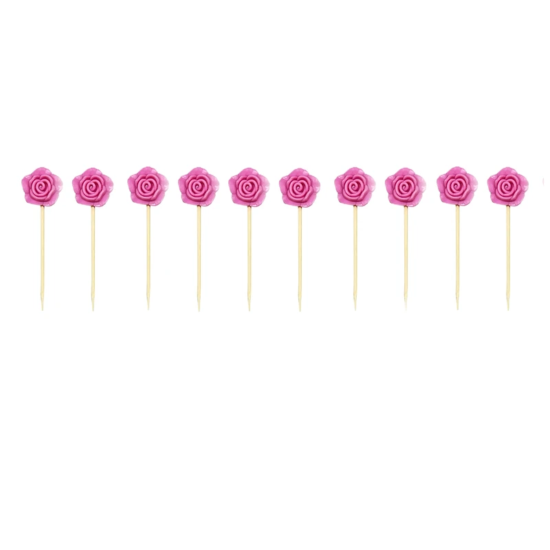 خلال تزیینی مدل گل رز پاستیلی بسته 10 عددی