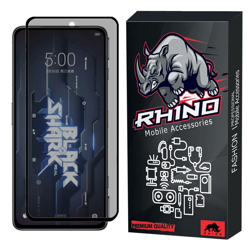 محافظ صفحه نمایش حریم شخصی راینو مدل R-Privacy مناسب برای گوشی موبایل شیائومی Black Shark 5