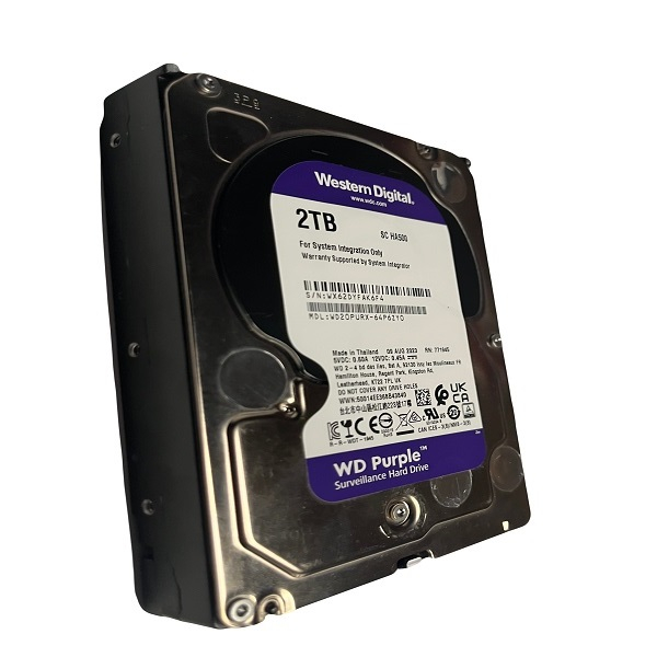 هارددیسک اینترنال وسترن دیجیتال مدل Purple WD20PURX ظرفیت 2 ترابایت