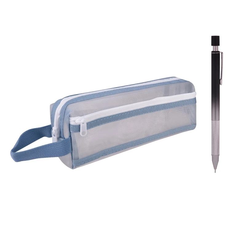 جامدادی مدل bluma_01 به همراه مداد نوکی مجموعه دو عددی