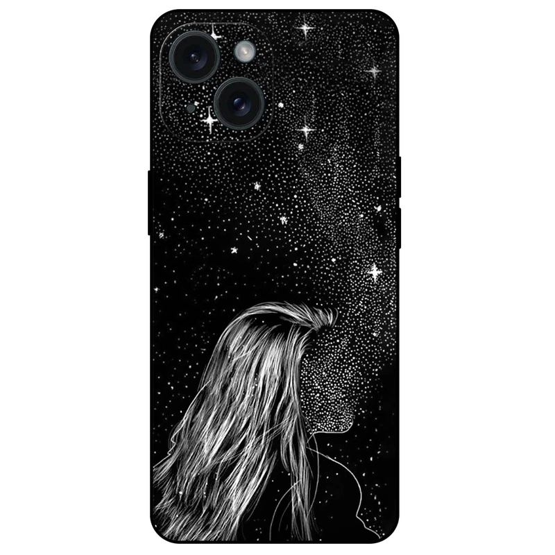 کاور مگافون طرح دخترانه مدل 8264 مناسب برای گوشی موبایل اپل iPhone 15 Plus