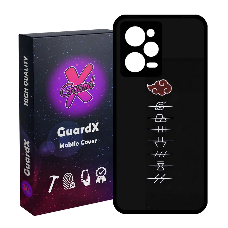 کاور گارد ایکس طرح Naruto Anime مدل Glass10586 مناسب برای گوشی موبایل شیائومی Redmi Note 12 Pro 5G/Poco X5 Pro 5G/Note 12 Pro Pro speed