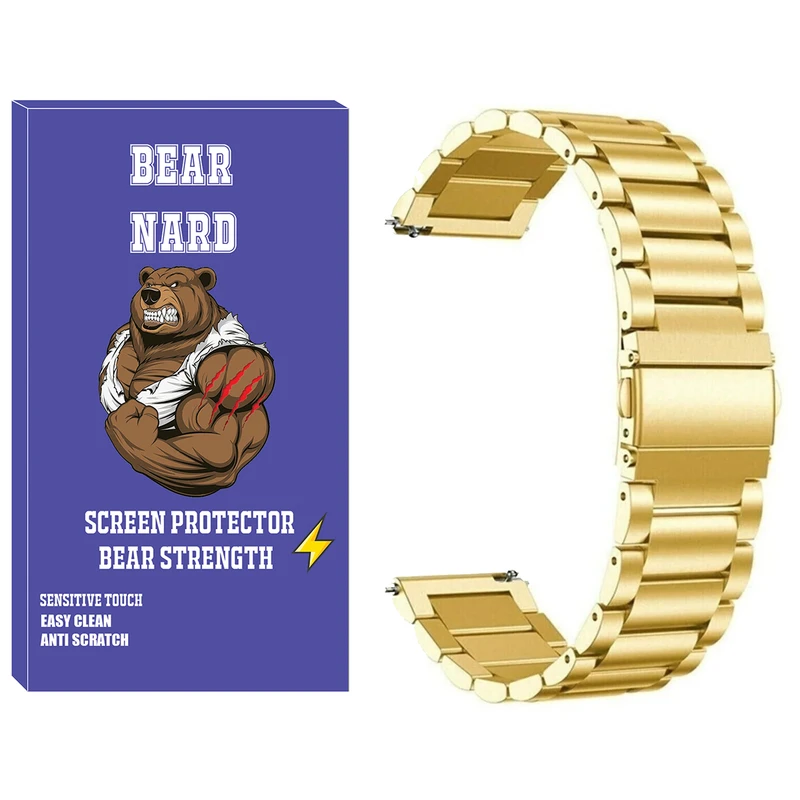 بند برنارد مدل 3Bead-BR مناسب برای ساعت هوشمند سامسونگ Galaxy Watch FE