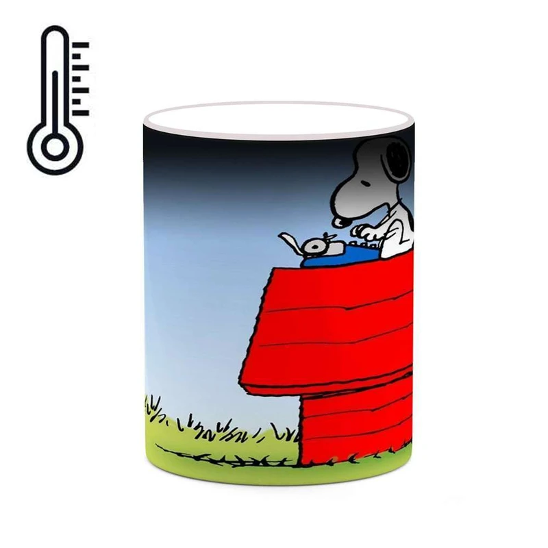 ماگ حرارتی کاکتی مدل کارتون Snoopy کد mgh23099