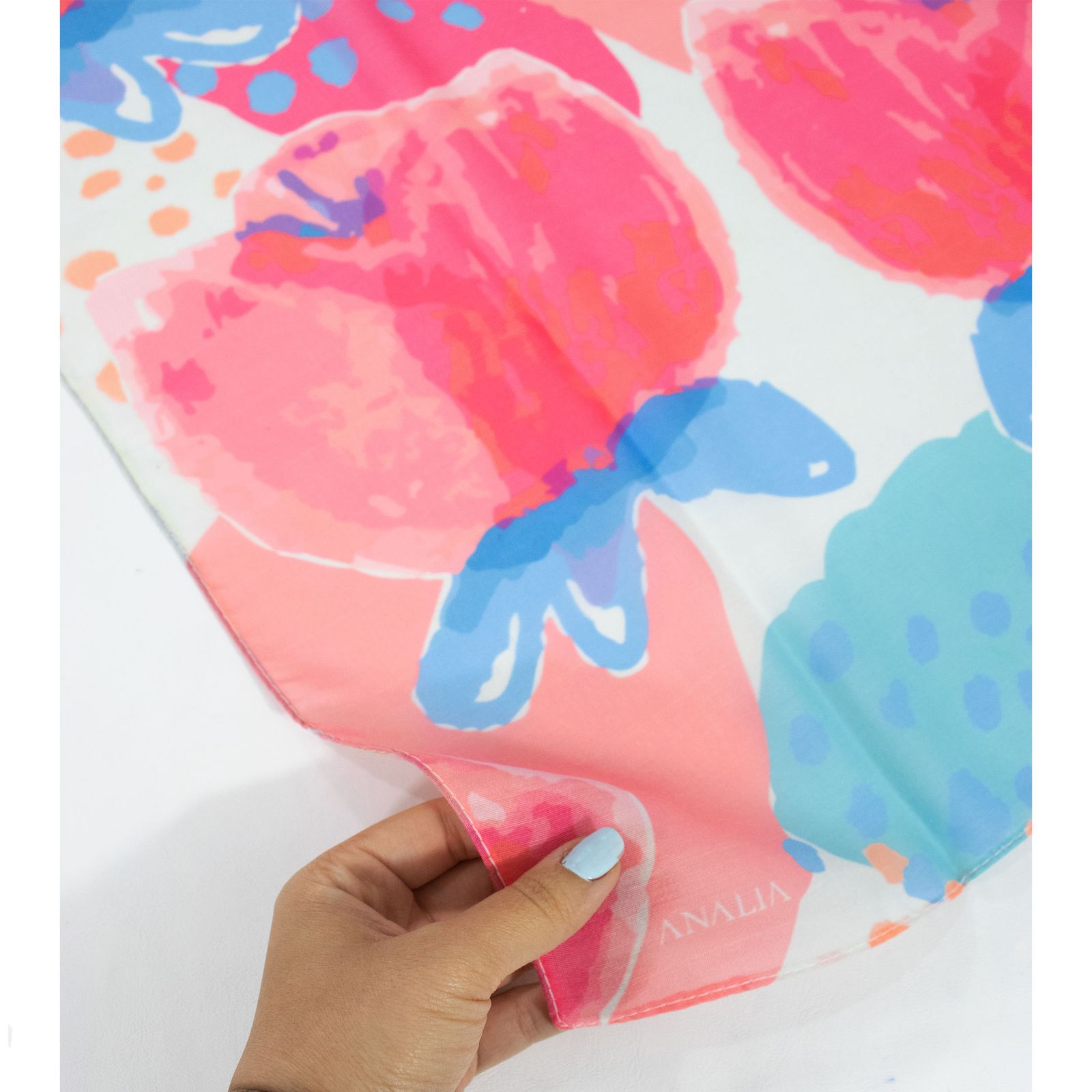 شال زنانه مدل نخی جدید طرح فانتزی بهاره کد 2278 -  - 7