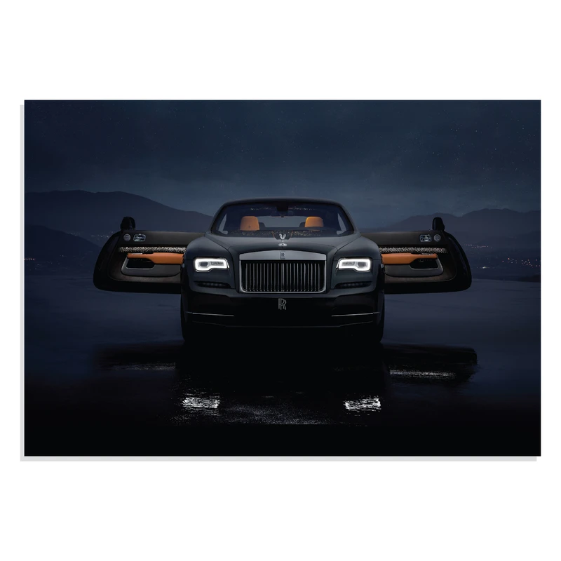 پوستر طرح ماشین رولز رویز - Rolls Royce Wraith Luminary Collection مدل NV0748