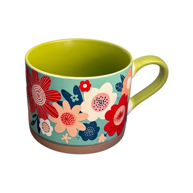 ماگ طرح گل رنگی کد 32