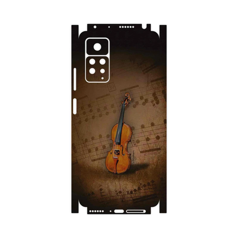 برچسب پوششی ماهوت مدل Violin_Instrument-FullSkin مناسب برای گوشی موبایل شیائومی Redmi Note 11 Pro Plus 5G (India)