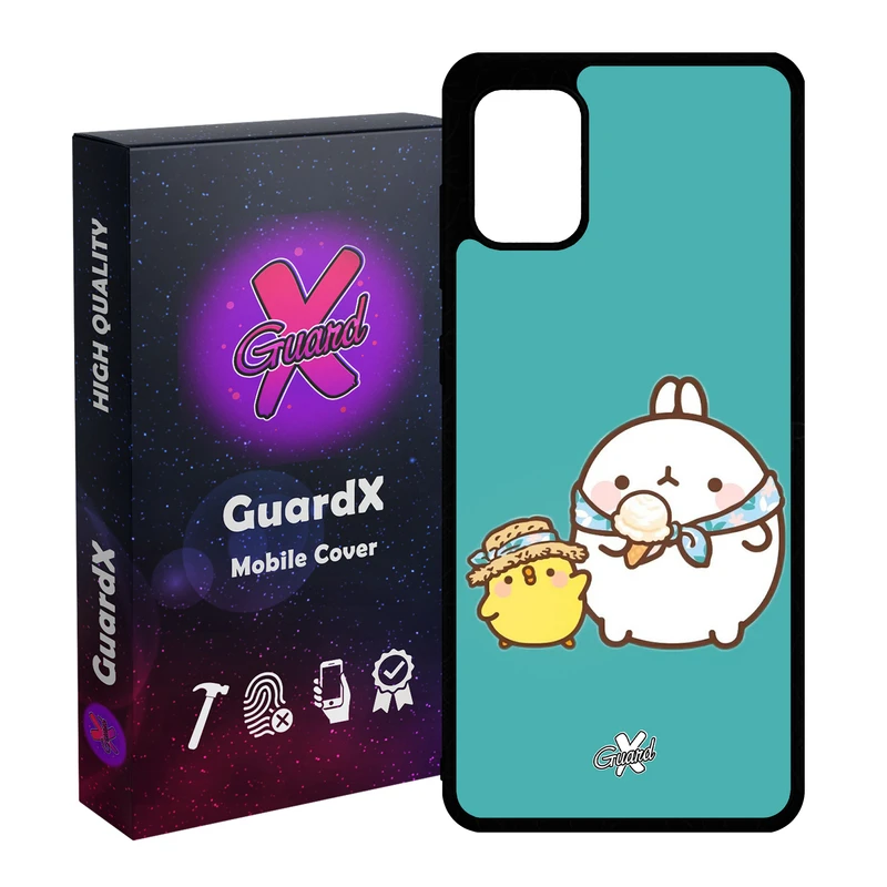 کاور گارد ایکس طرح مولانگ مدل Glass10312 مناسب برای گوشی موبایل سامسونگ Galaxy A31