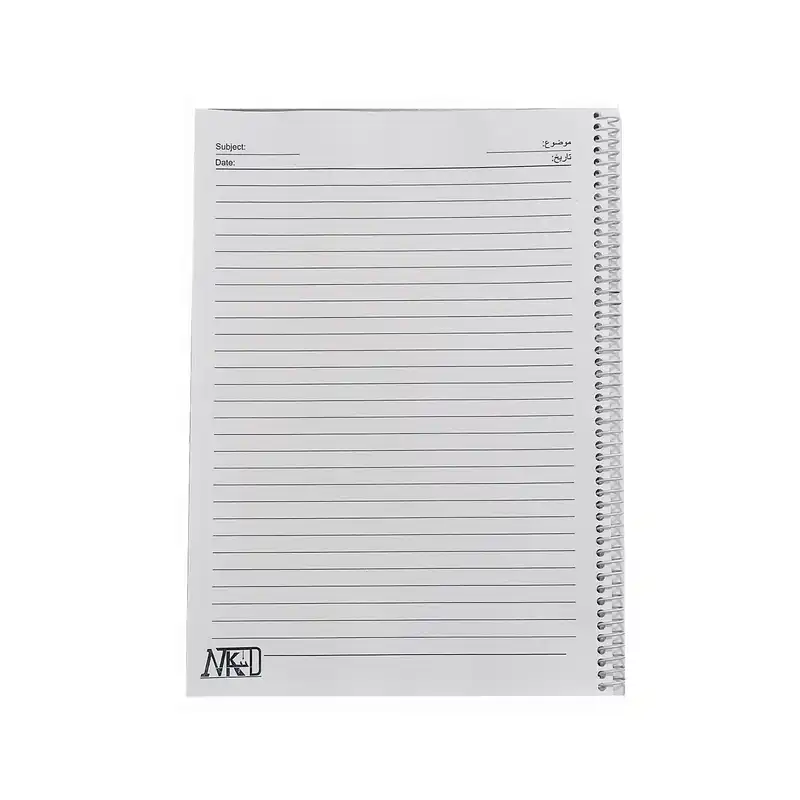 دفتر مشق 100 برگ سیمی نیکاد طرح دخترانه مدل انیمه کد A4