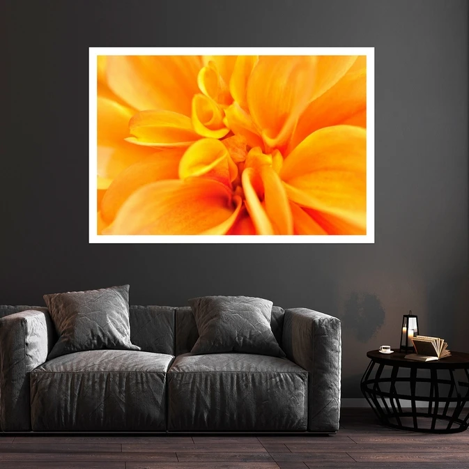 تابلو بکلیت طرح عکاسی ماکرو طبیعت و گل مدل قاب شاسی W-s8644