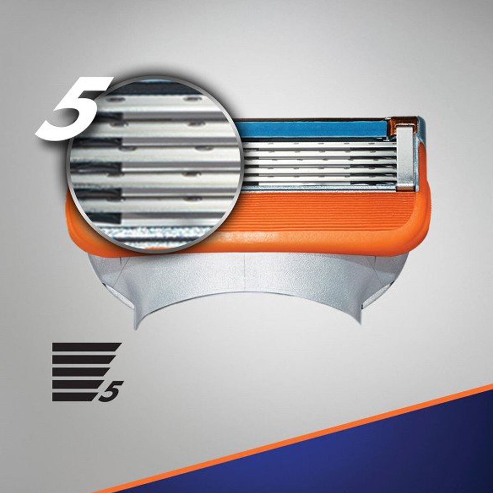 تیغ یدک ژیلت مدل 5 Fusion Power بسته 4 عددی -  - 6