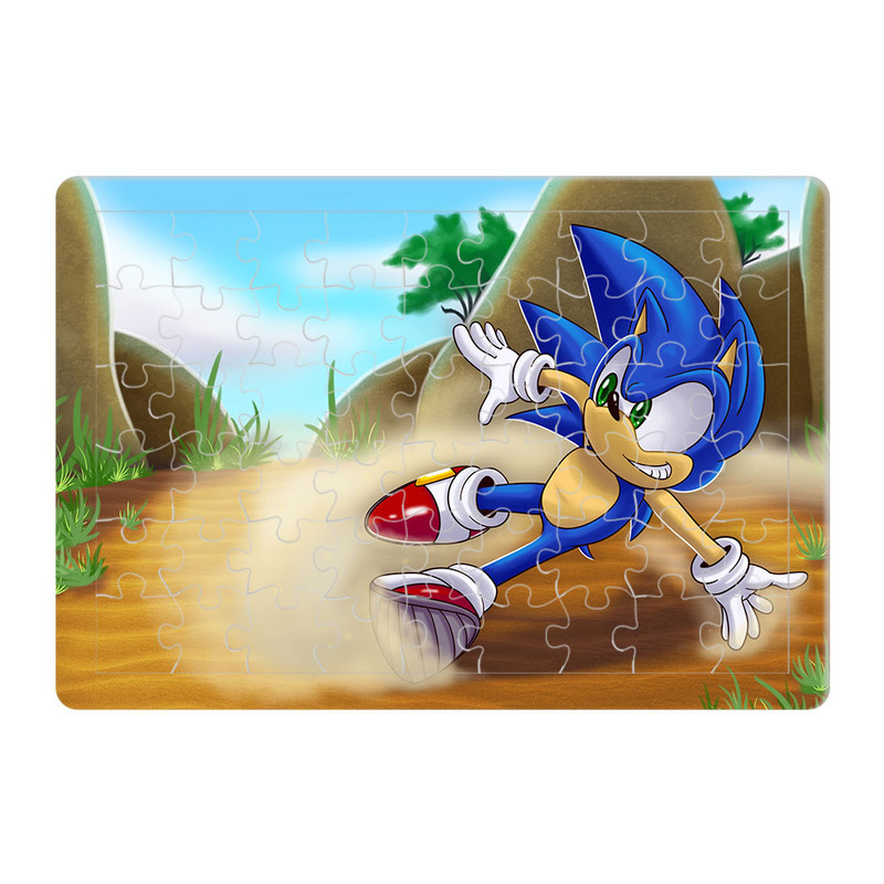 پازل 54 تکه هومرو مدل PL436 طرح انیمیشن سونیک