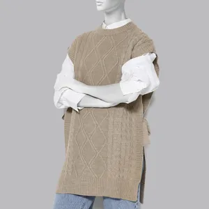 وست یقه گرد بافت زنانه مدل 650077105 طرح ترندیول