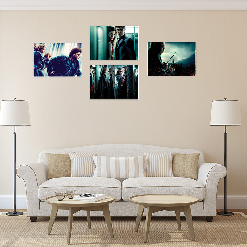 پوستر طرح هری پاتر کد A-2009 مجموعه 4 عددی