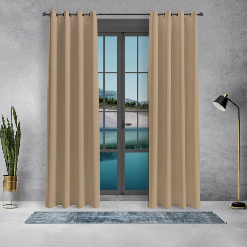 پرده آبان پرده مدل کالیفرنیا سایز 280x140 سانتی‌ متر